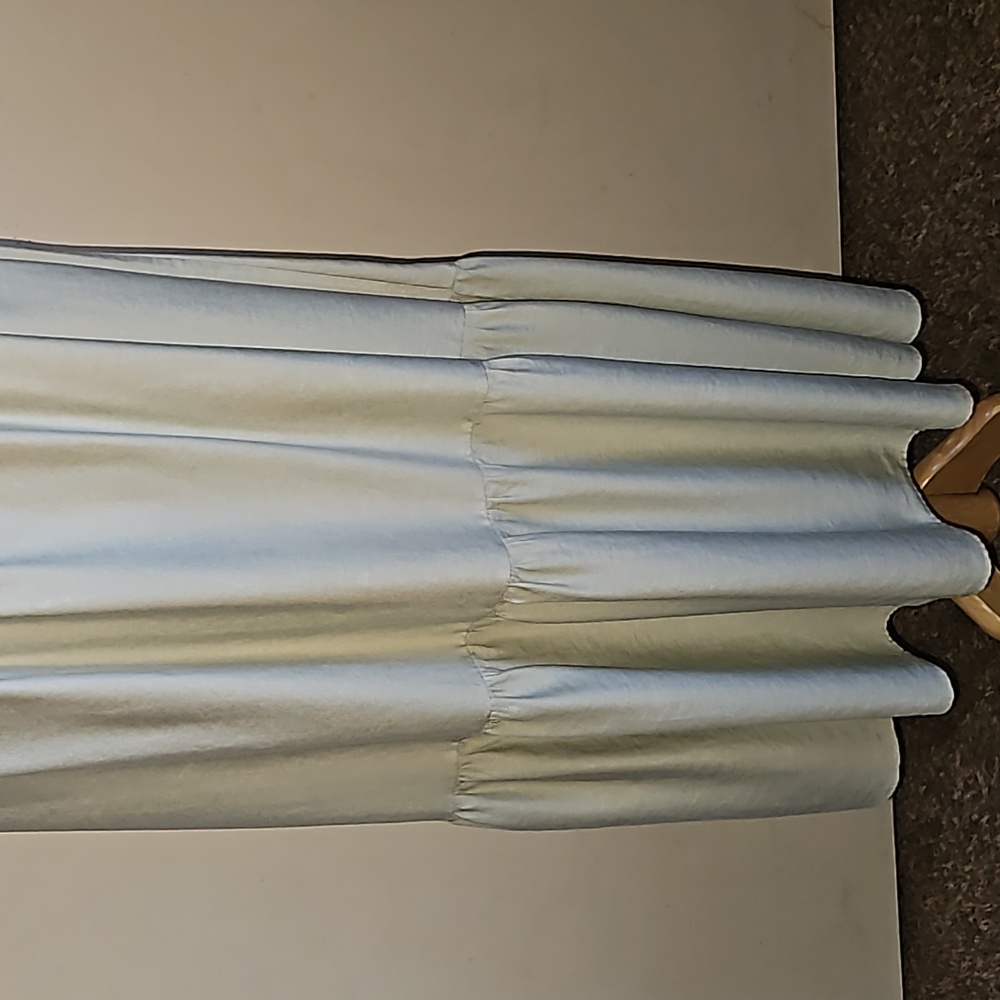 Anthropologie Moon River Layered Midi Sundress Smocked Short Sleeves Size Small - Picture 6 of 17